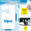 Clear Parking Permit Vertical Parking Pass Holder for Hanging Rearview Mirror Vehicle Parking Pass Hanging Tag UV Convenient for Storing and Inserting