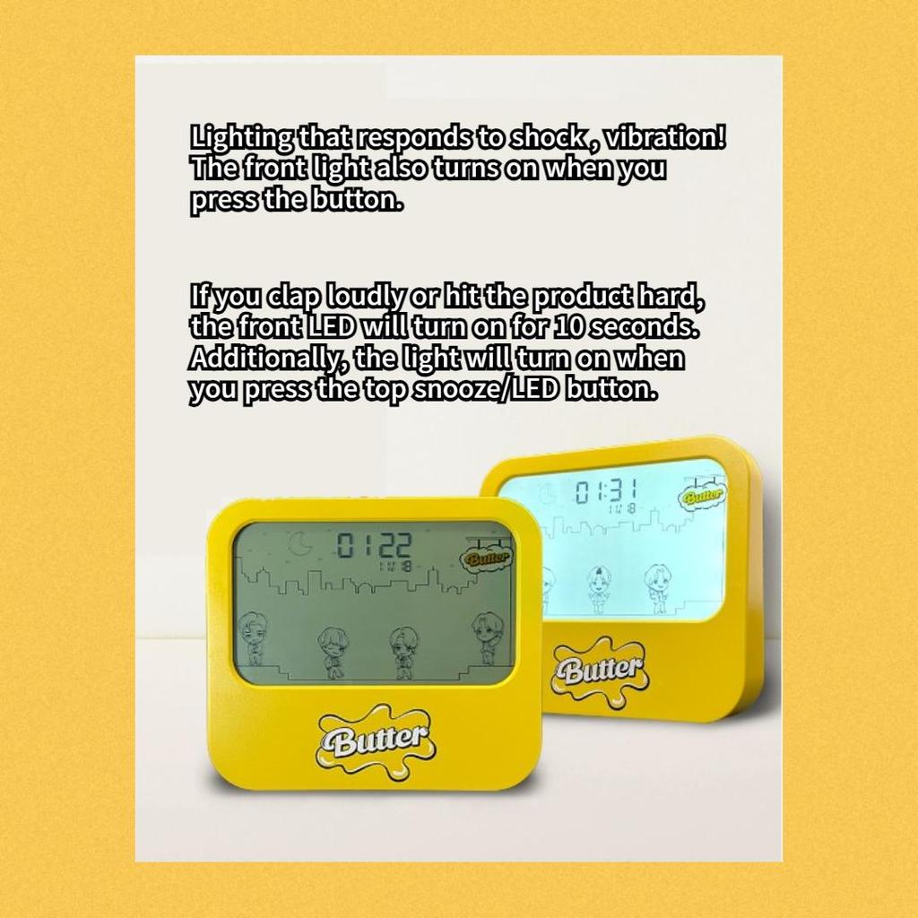 BTS TinyTAN Animation Table Clock BTS-TT-WC