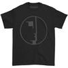 Men's Bauhaus Pattern Design T-shirt X-Large Black
