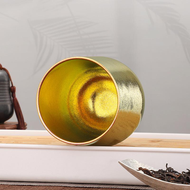 Ultraleichte doppelwandige Tasse aus Titan, 260 400ml isolierter Kaffeebecher für Camping Wandern, Teetasse ohne metallischen Geschmack Termo