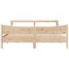 Solid Wood Bed with Headboard 180 X 200 Cm Pine