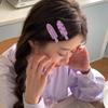2PCS/SET Cute Colorful Fruits No Indentation Flat Hairpins For Women Girls Sweet Hair Clips Barrettes Hair Accessories