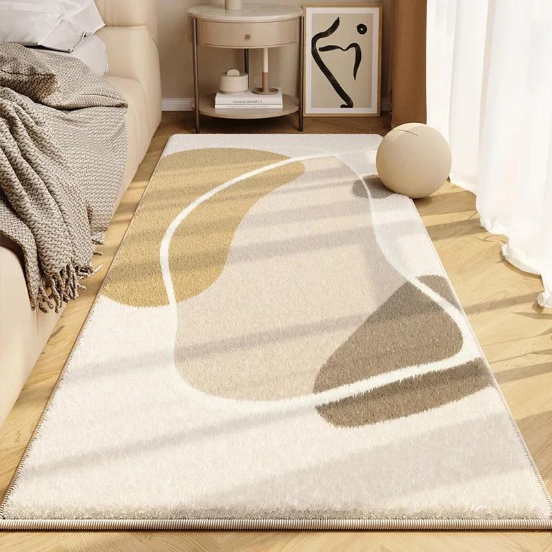 

Thickened Cashmere Imitation Plush Carpet Large Size Floor Mats for Living Room Bedroom Hall Keep Warm Soft Rugs 40X120cm