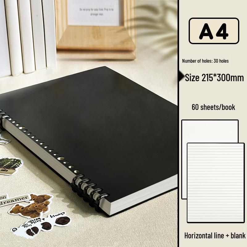 Handvänlig löstagbar B5-häftad anteckningsbok för studenter