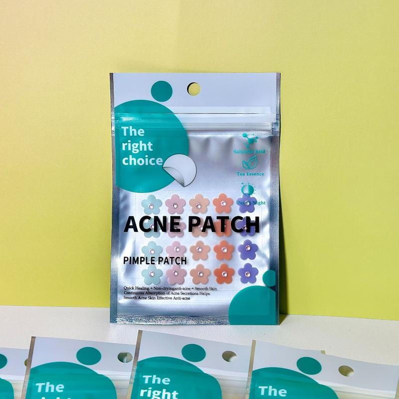 12Pcs Star Shape Pimple Colorful Hydrocolloid Acne Patches Facial Skin Care Isolate Air Pollution Closed Acne Blemishes Cover