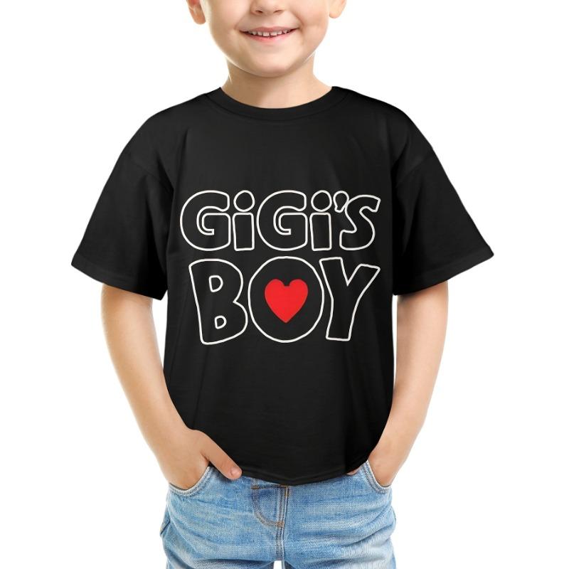 

European sizes T-Shirt with Gigi S BOY Design 98cm чёрный
