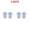 100ML Silicone Measuring Cup Graduated Beaker Epoxy Resin Glue Tools Reused Silicone Round Stirring Rod Measuring Tools