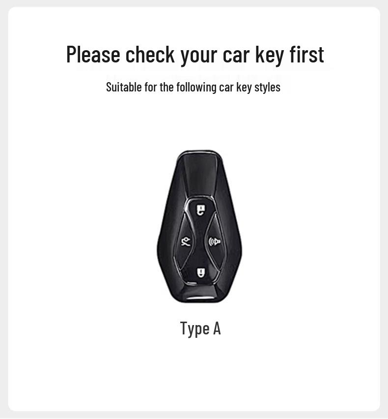 Koala Car Key Case for 23/24 Jihu S/Pro High-end Models - Fits BAIC Jihu