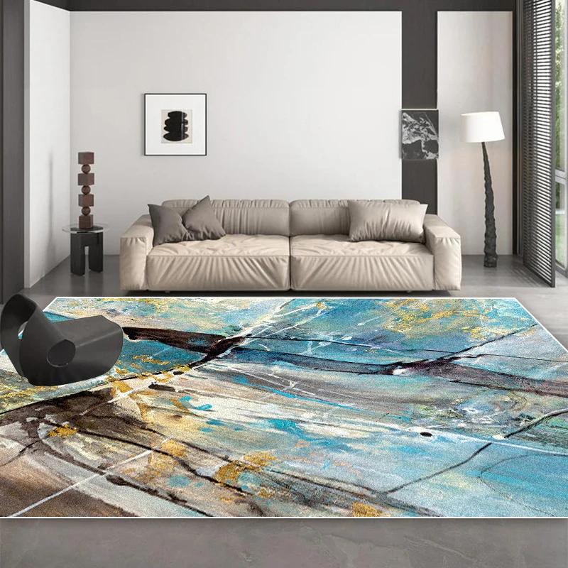 

Ink Wash Abstract Carpet Living Room Nordic Decoration Home Sofa Large Area Rugs 160x230 Bedroom Bedside Washable Plush Foot Mat 60*90cm