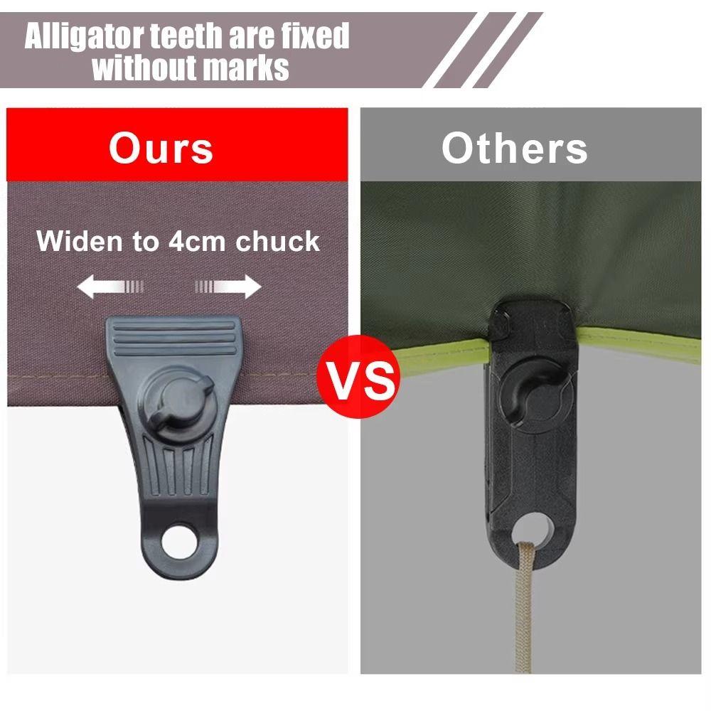 Fasteners Holder Tarp Clips Windproof Windproof Clips Fixings Tent Fasteners Tarpaulin Use