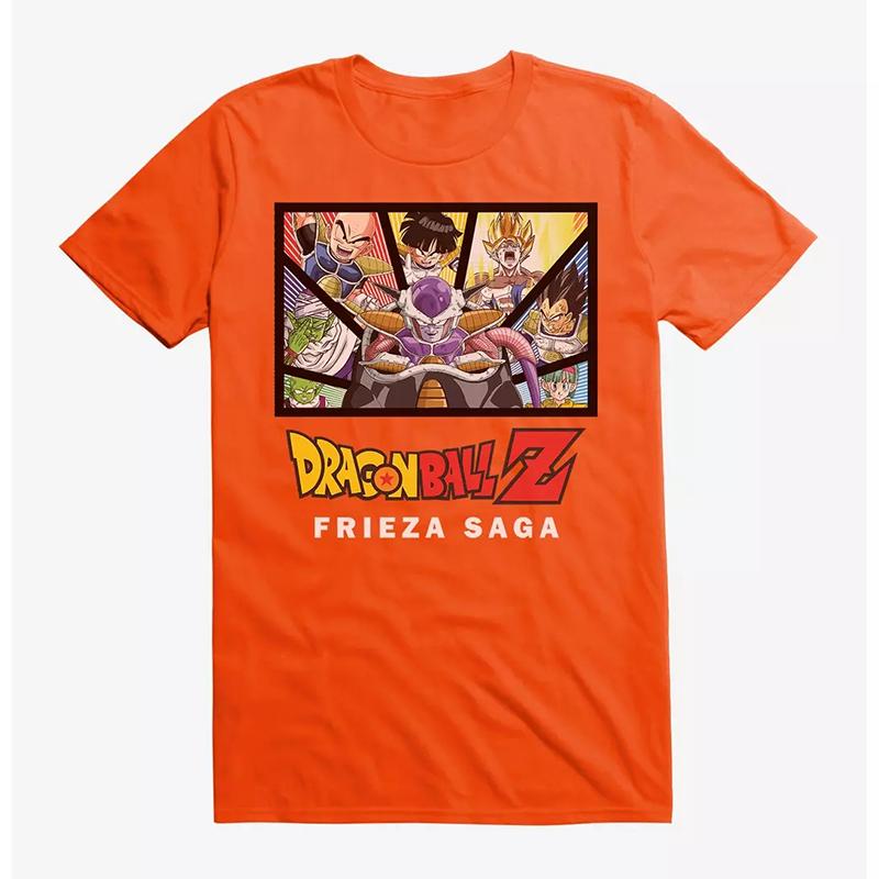 Nuova T-shirt Estiva Classica Giapponese Dragon Ball Cartone Animato Anime Oversize HighStreet Vintage Vestibilità Larga Manica Corta