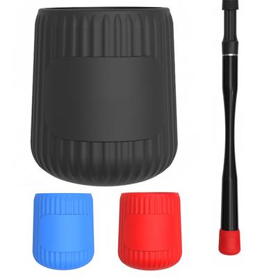 Practical End Cap Fishing Rod Red S And S Silicone