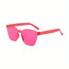 Bonbonfarbene Geburtstagsfeier Foto Regenbogen Sonnenbrille Herren Tanz Lustig Anti-Ultraviolett Einteilige Sonnenbrille Damen