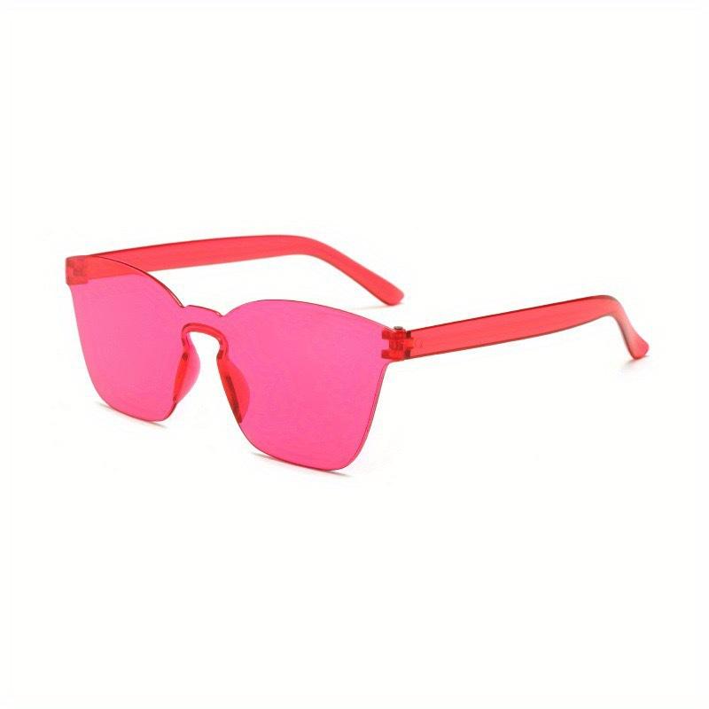 Bonbonfarbene Geburtstagsfeier Foto Regenbogen Sonnenbrille Herren Tanz Lustig Anti-Ultraviolett Einteilige Sonnenbrille Damen