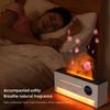 ROCK Air Humidifier Aromatherapy MAGHINE Flame Volcano Light TimerFlame Ultrasonic Essential Oil Diffuse For Bedroom Home Yoga