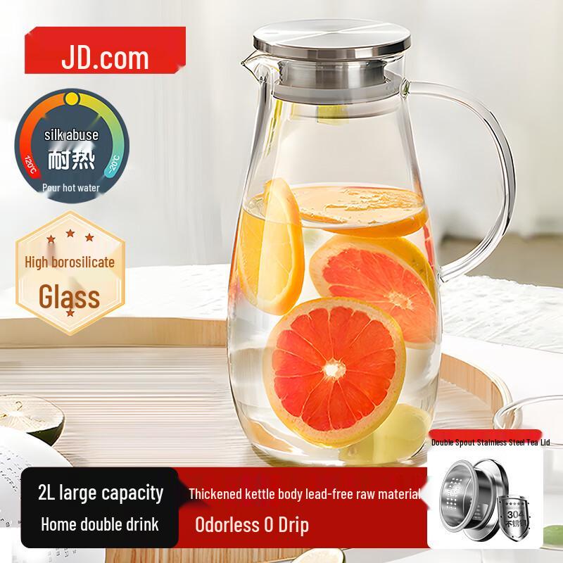 

Jingdong High Borosilicate Glass Cold Water Pitcher