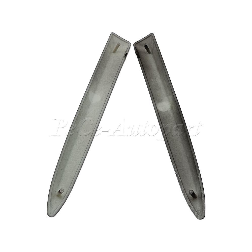735455041 735455042 Car Front Bumper Upper Molding Chrome Carbon Trim Replacement for FIAT 500 2007‑2015 Car Exterior Parts