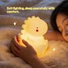 1/2Pcs Tap Control Led Lamp With Soft Light For Kids Baby Bedroom Decor Silicone Dinosaur Night Light Children'S Toy Gift
