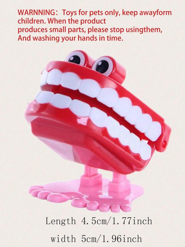 1pc-Dental Wind-up Toy Walking Tooth Toy Suitable for Party Table Decoration Cute Walking Tooth Shape Wind-up Toy