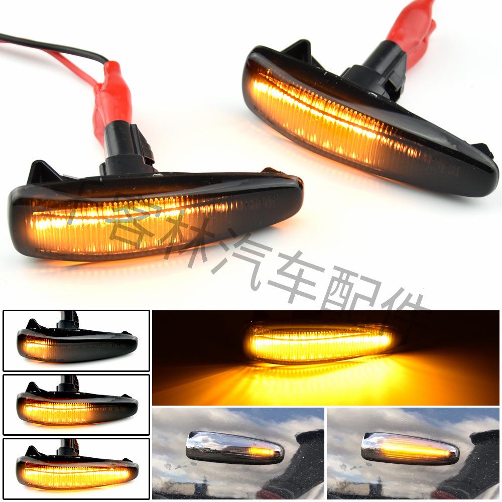 Mitsubishi Lancer Outlander Mirage Amber LED Fender Side Marker Turn Signal Lights