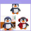 Pelúcia de Pinguim com Chapéu e Cachecol Para Presente de Crianças e Lembrança de Aquário Oceânico