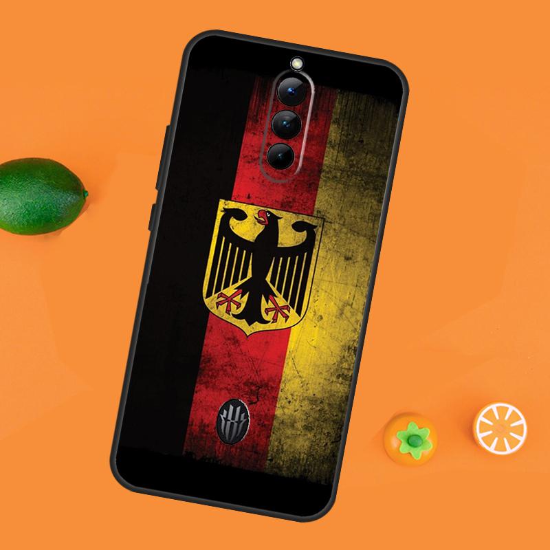 Germany Flag Emblem Case For ZTE Nubia Red Magic 8S 9S 10S 8 9 10 11 Pro Plus 6 7 6S 7S Pro RedMagic 10 Air Cover