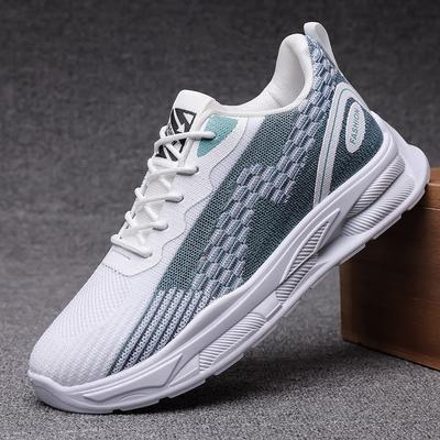 Herrenschuhe Fly-gewebte atmungsaktive Schuhe Sommer neue trendige Schuhe Freizeitschuhe weichsohlige Sportlaufschuhe