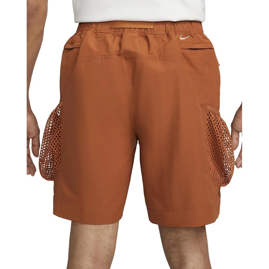 Nike ACG Pocket Spliced Sports Casual Loose Breathable Shorts Men Bottoms Orange DV9406-246