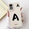For Xiaomi Redmi Note 11 4G Case Cute Letters Soft Phone Cases For Redmi Note 11 S 11S Note11 4G Silicon Soft Cover 6.43"