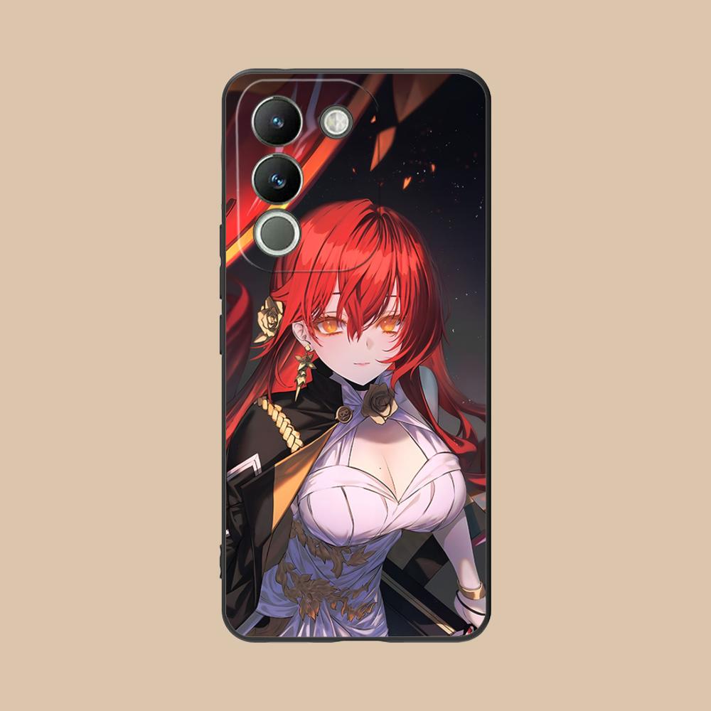 HSR Himeko Matte TPU Mobile Phone Case for VIVO V60 V50 V40 V30 V29 V27 V25 V23 Pro Lite 5G Colorful Printing Cover