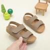 Children's Suede Sandals with Arch Support Summer Boys Slip-On Beach Shoes Casual Baby Girl Water Shoes Child I04262