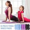 Classy-6 Pcs Yoga Pads Extra Thick Kneeling Pad Anti Slipping Knee Cushion Support Pad For Yoga Exercise Meditation Workout