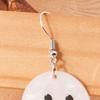 1 Pair Halloween Pumpkin Ghost Earrings Creative Piercing Halloween Pendant Hook Earrings Holiday Jewelry Accessories