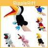 New Cross-border Bird Animal Hand Puppet Large Beak Parrot Toy For Soothing Kids Wholesale Eagle Doll