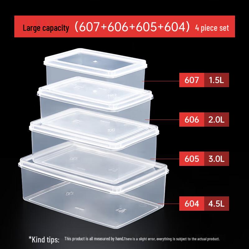 

Yile PP Transparent Rectangular Fresh-keeping Box Set