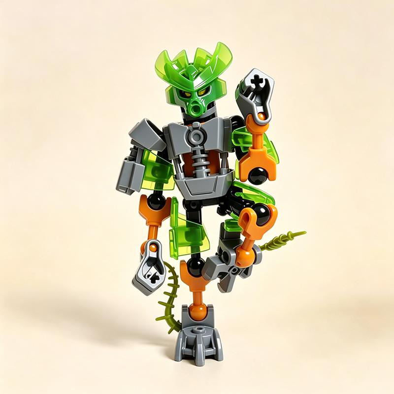NEUES 2in1 Bionicle Baustein Anime Actionfiguren Soldat Roboter Mech Stein Set Lewa Beschützer des Dschungels Spielzeug Für Jungen Geschenk