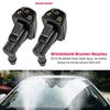 OCIUIVEQ 2 Car Windshield Washer Sprayer Nozzle Pack Vehicle Adjustable Wiper Jet Auto Accessories Spare Parts