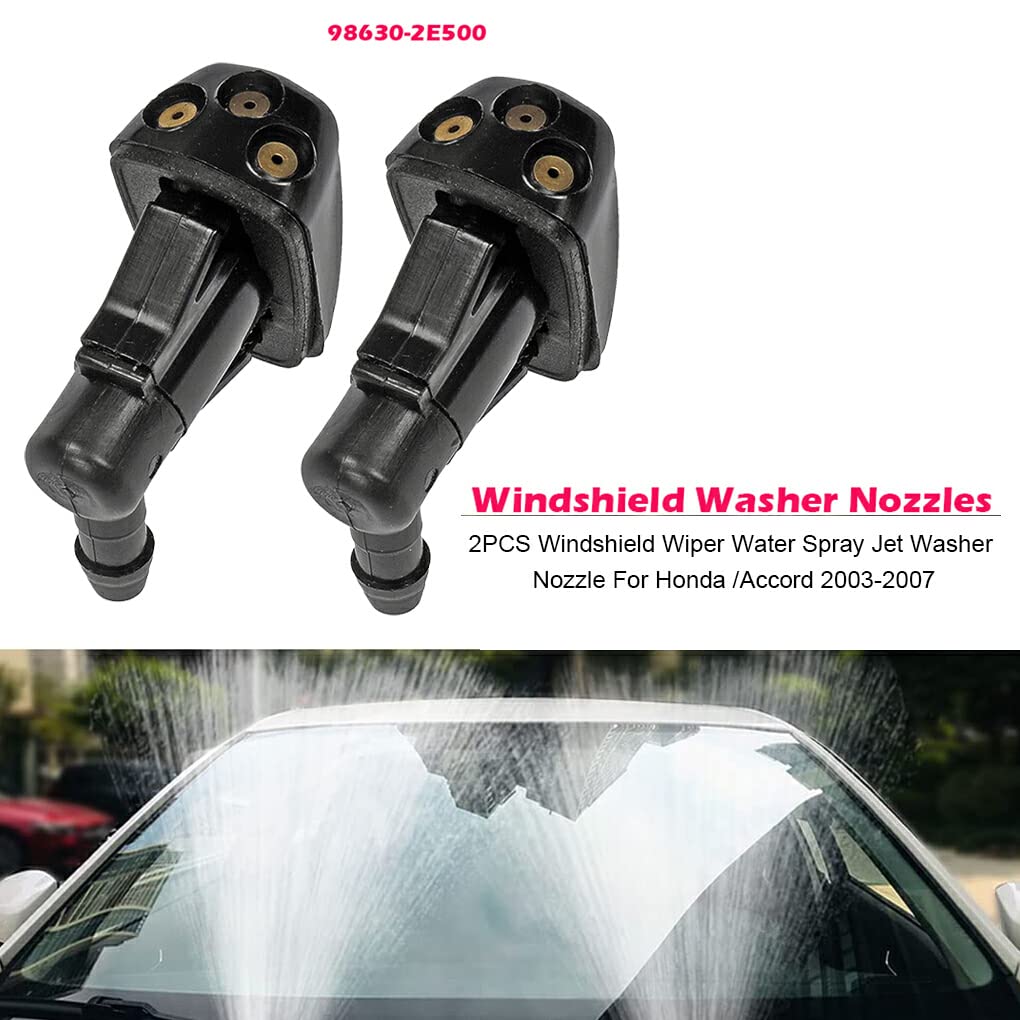 OCIUIVEQ 2 Car Windshield Washer Sprayer Nozzle Pack Vehicle Adjustable Wiper Jet Auto Accessories Spare Parts