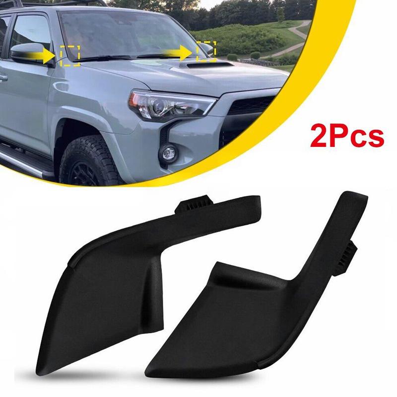 1 Pair Windshield Wiper Cowl Side Cover Trim For Toyota 4Runner 2010-2023 Front Fender To Cowl Side
