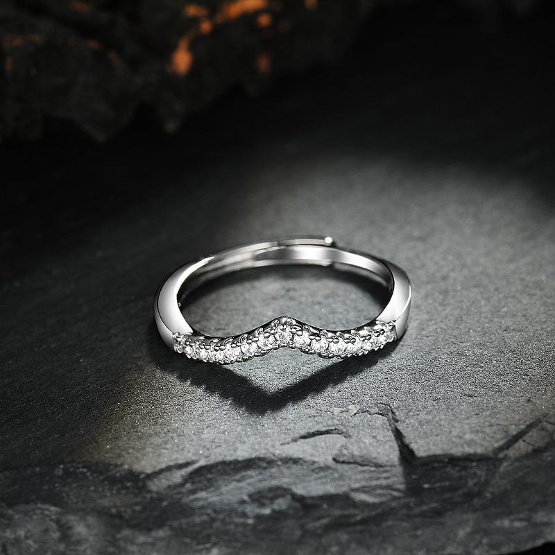 New 925 Silver Ring Moissanite Luxury for Women Wedding Jewelry Engagement Charm Party Fashion Top Quality Ring