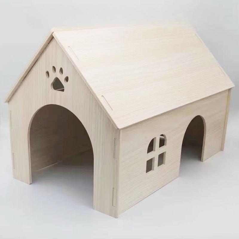 Dragon Cat Wooden Nest Wooden House Demon King Squirrel House Dragon Cat Guinea Pig Squirrel Nest Dutch Pig Rabbit Supplies