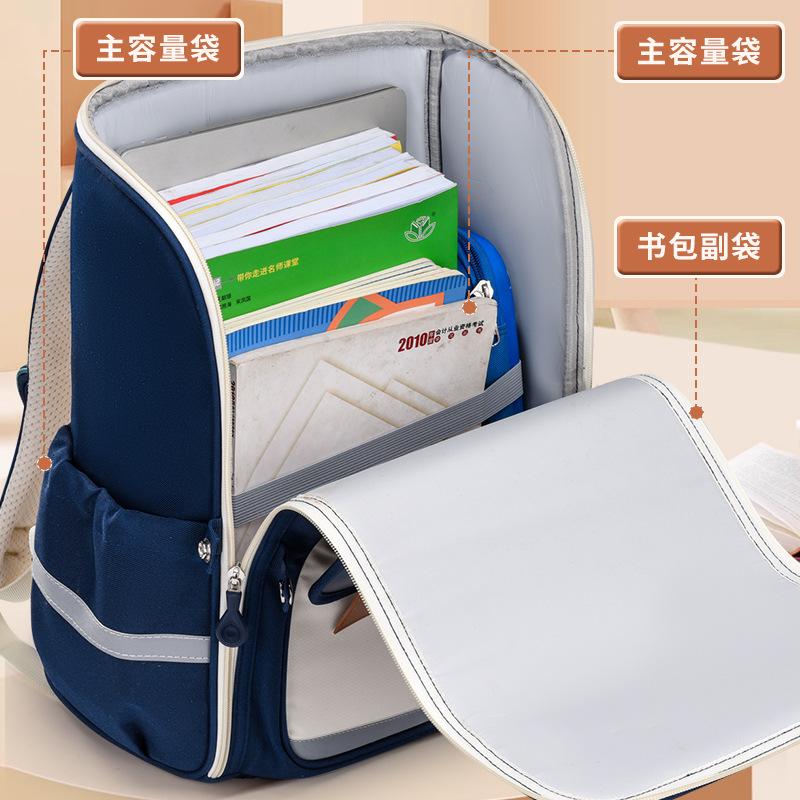 Schoolbag1011 New British Style Schoolbag for Primary School Students, Grades 1 To 6, Reduce the Burden of Kara Sheep Cloud Children's Backpack