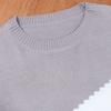Suéter de Punto Holgado de Cuello Redondo con Combinación de Colores para Otoño e Invierno para Mujer