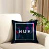 Trend HHUF Tide Cushion Cover Reversible Plush Pillow Cover Soft Fluffy  Home Decor for Sofa Bedroom