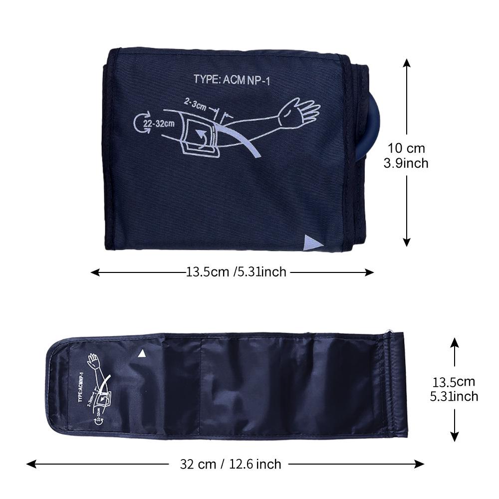 Upper Arm Blood Pressure Monitor with Extended Cuff