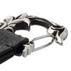 Artemis Klassische Florale Karabiner-Schlüsselanhänger, Pythonskin, Herren, ACLK0024, Herren Marken Schmuck, Edelstahl Schlüsselanhänger, Schlüsselring