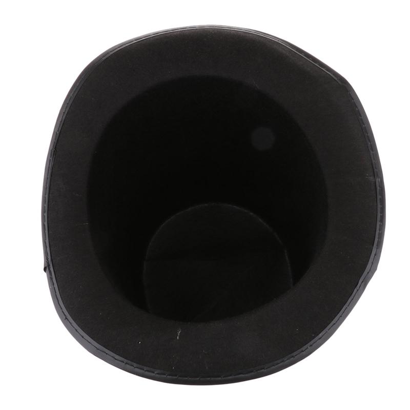 Zauberer-Zylinder, schwarzer Zylinder, Zauberer-Hut, Jazz-Bühnenauftritte, Bowler-Zylinder, Kostüm