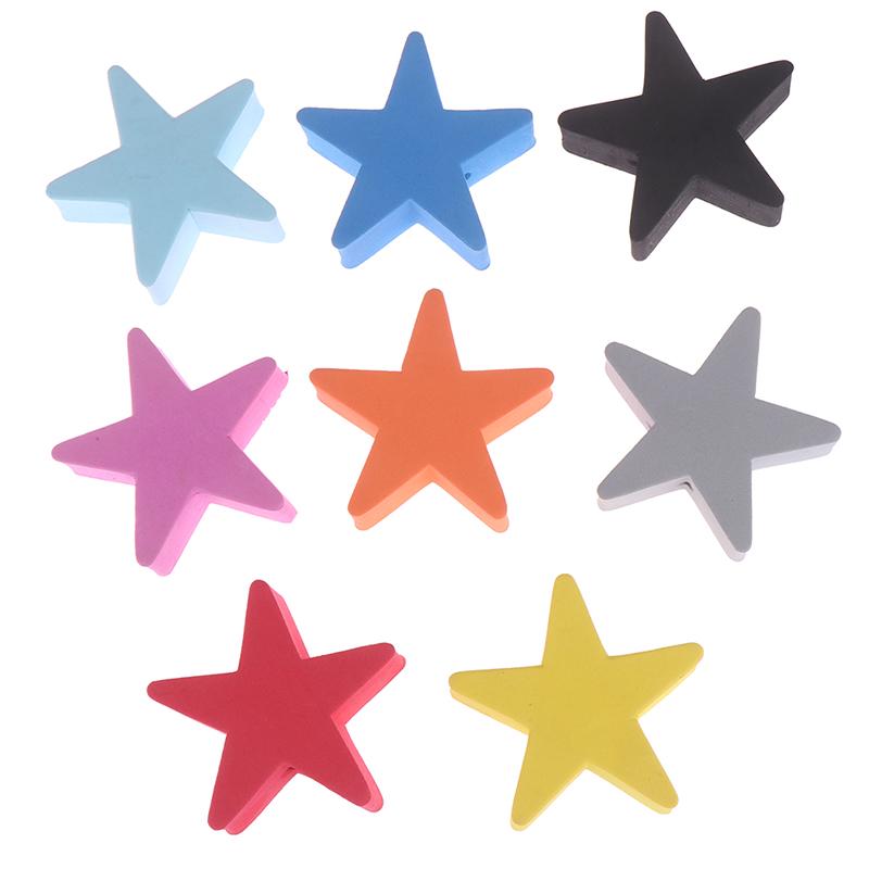 1Pc Colorful Five-Pointed Star Car Antenna Pen Topper Aerial Eva Ball Decor