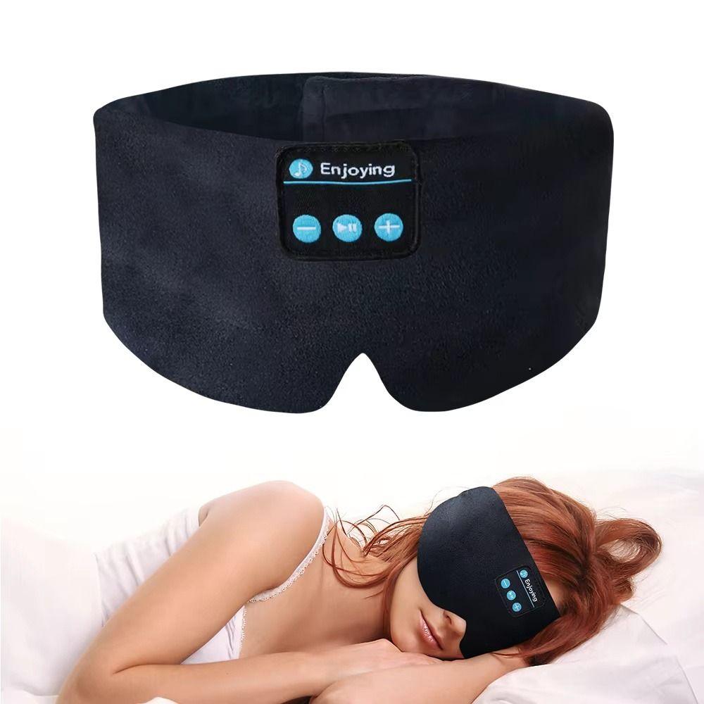 Adjustable Sleep Eye Mask Soft Wireless Headphones Wireless Sleep Mask Side Sleeper