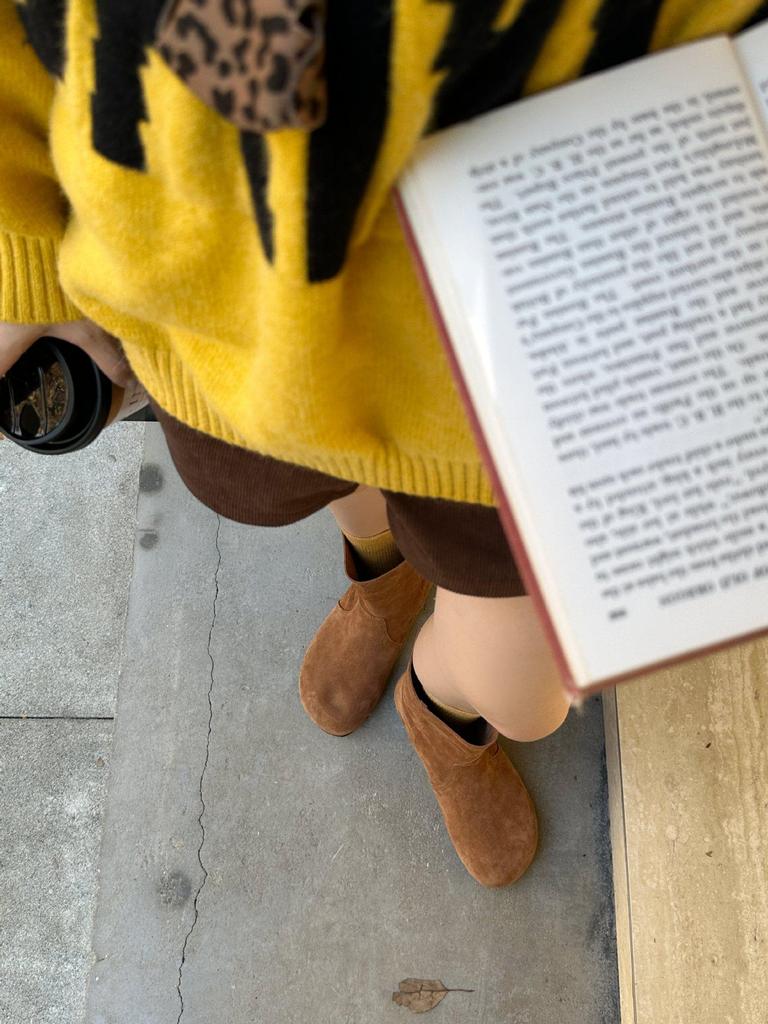 Women's Vintage Genuine Leather Ankle Boots - Soft Sole, Slim Fit, Two-Wear Martin Style, Autumn 2025 Collection